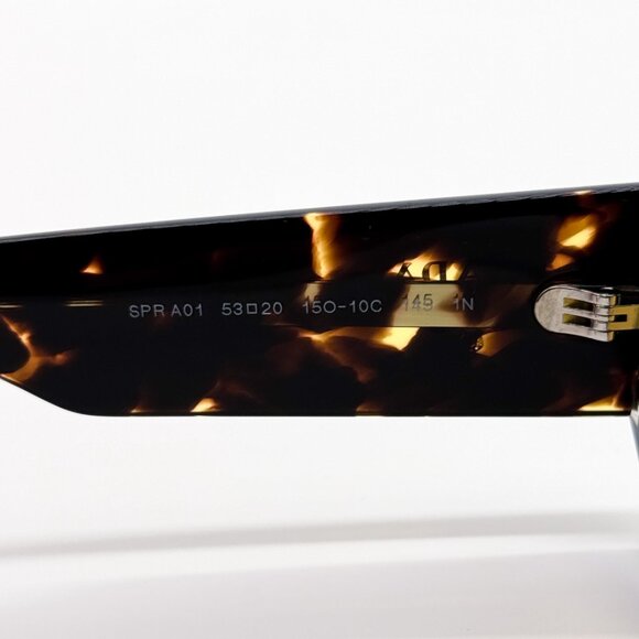 NEW PRADA PRA01S 15O10C SUNGLASSES MEN PR A01S 15O10C HAVANA SQUARE SPR A01 - Picture 7 of 9